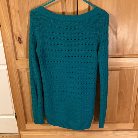 Teal BCBG Hi-Lo Sweater XXS - Picture 2 of 5